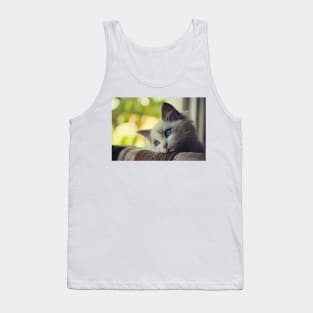 First World Problems Cat Tank Top